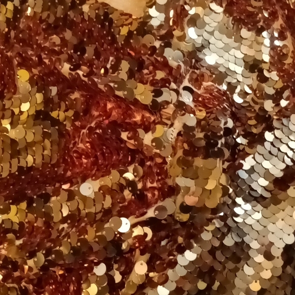 #10❤️ PERIODT TWIST FRONT SEQUIN TOP - PATRICK STARRR X FTF - Picture 7 of 8